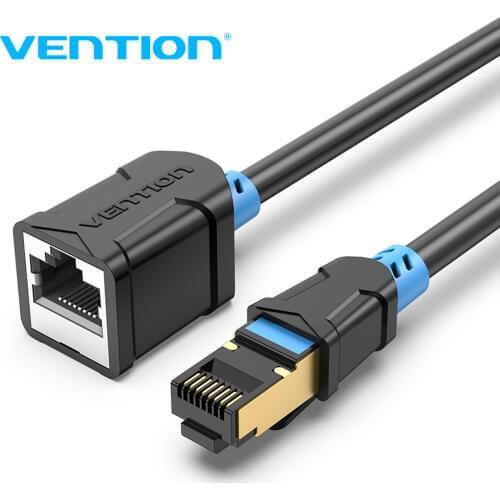 Vention Ethernet Extension Cable RJ45 Cat6 SFTP Male to Female Cat7 Extension Patch Cable Adapter for PC Laptop Ethernet Cable 3