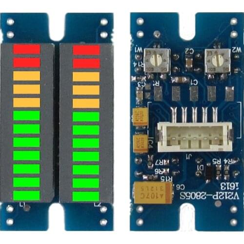 5V 12bit Music spectrum volume level dual channel led module vu audio meter