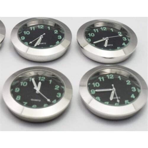 Auto Gauge Clock Mini Luminous Car Air Vent Quartz Clock With Clip Auto Air Outlet Watch Car Styling For Audi 100 200 80 Quattro