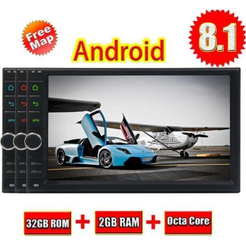 Car Radio Stereo Android 8.1 Oreo 2GB+ 32GB Car Stereo Radio Octa Core with Bluetooth GPS Navigation Wifi Model Android 8.1 Oreo