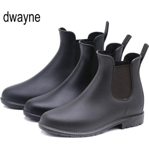 Brand Designer Women Rain Boots Waterproof Water Printed Floral Lace-up Rubber Rain Boots Large Size 2019