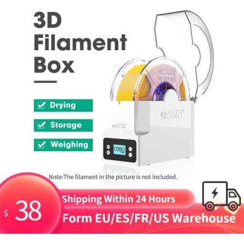 ESUN eBOX 3D Printing Filament Box Filament Storage Holder Keeping Filament Dry Measuring Filament Weight for 3D FDM Printers