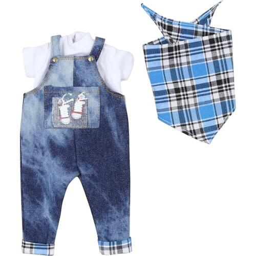 Suit Clothes For Plump Blyth Jeans White Shirt and Scarf Free Shipping