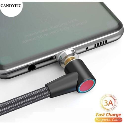 CANDYEIC Magnet Cable For Samsung Galaxy A80 Phone Cables USB Type C Charging