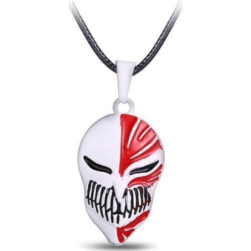 MJ Jewelry Anime Cartoon Bleach Charm Metal Pendant Necklace Cosplay Jewelry Gift Accessories