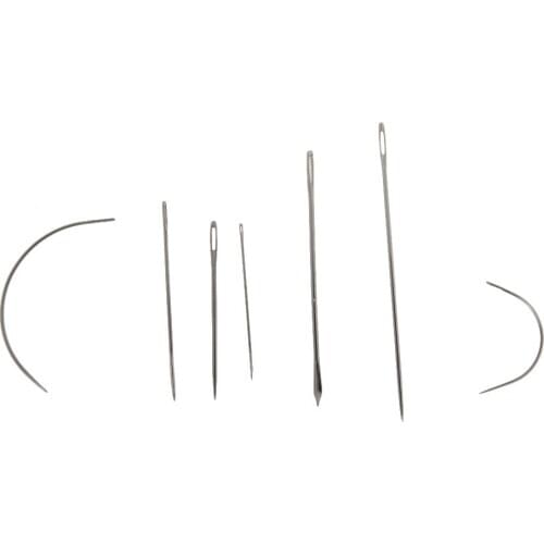 7pcs Sewing Needles Repair Kit Upholstery Carpet Leather Curved Canvas