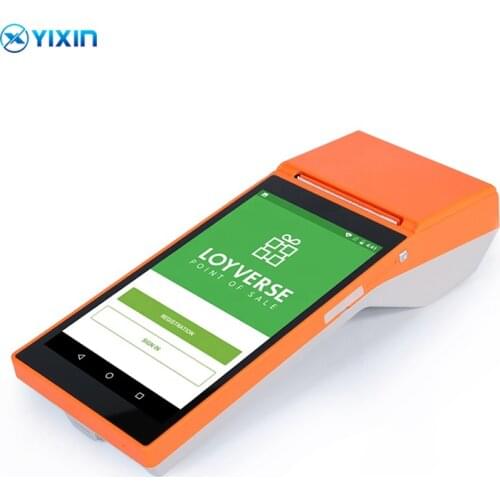 Android 8.1 Handheld Thermal Printer For Food Ordering Payment Machine POS PDA Terminal Printer Free App Loyverse POS e-Boleta