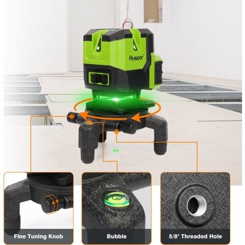 High Accuracy Pro Laser Level LS21G 2V1H（360° OSRAM Cross Line Self-leveling Laser Level