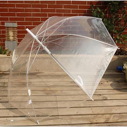 Stylish Bubble Deep Dome Umbrella Apollo Transparent Umbrella Girl Mushroom Umbrella LX5824
