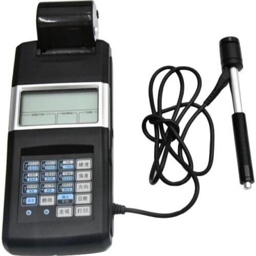 TH110 Integrated Leeb Hardness Tester Digital Metal Pipe Steel Plate Die Hardness Tester Portable Hardometer With Hardness Block