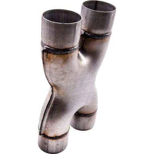 2.5" X-pipe Universal 2.5 X Pipe Aluminized Crossover Dual Exhaust Xpipe New