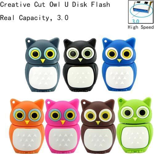 High Speed !Beautiful Owl Usb Flash Drive Pen Drive 4GB 8GB 16GB Pendrive Memory Stick Usb 3.0 U Disk Usb Creative Gift
