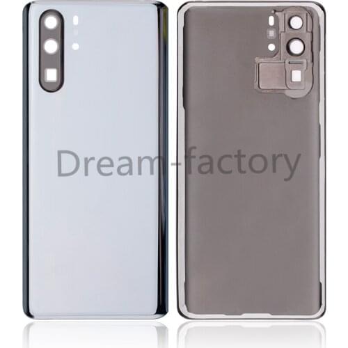 10PCS Back Glass Battery Cover Rear Door Housing Case Cover Replacement for Huawei P30 Pro