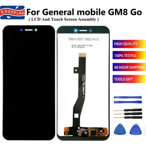 5.5" For General mobile GM8 GM 8 Go LCD Display + Touch Screen Digitizer Assembly Replacement For GM 8 Go Accessories + Tools