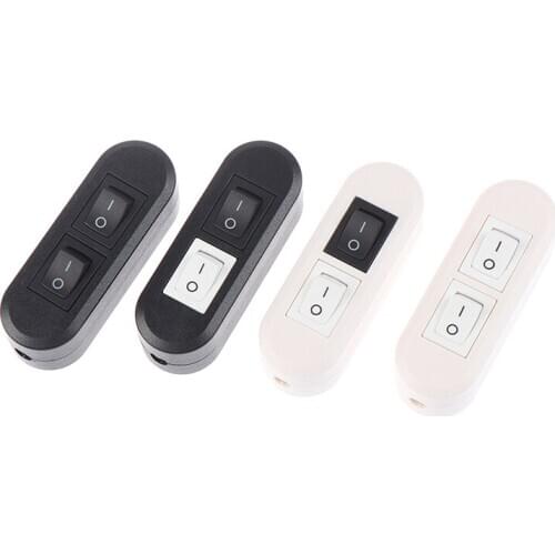 1pcs Double Double Control Table Lamp Floor Lamp Mother Lamp Online Switch Two-button Dual Control Switch