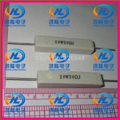 10pcs/lot) 10W 30 ohm +/-5% / 10W 30 ohm 5% / 10W 30RJ