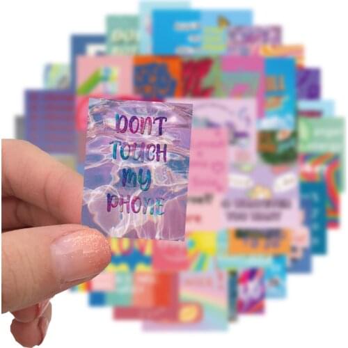 25/50PCS Cartoon Daily Shot Color Girls Kawaii Sticker Children Toy Sticker For Car Luggage Skateboard Aesthetic Decal Sticker