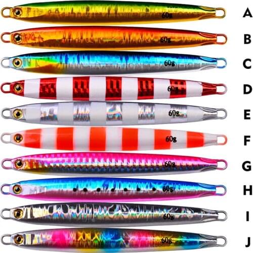 3D Eyes Anti-Corrosion Bionic Professional Metal Fishing Bait Artificial Luminous Jig Bait High Quality Fishing Lure Hard Lure