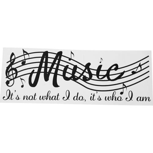 Promotion! Removable Music Is Not Musical Notes Room Decor Art Vinyl DIY Wall Decal Sticker