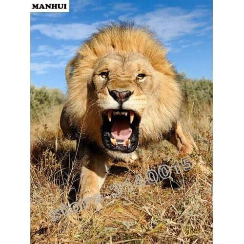 Diamond embroidery Lion king Diy Diamond painting cross stitch Kit Animal Full coverage 3d square diamond mosaic BFC096