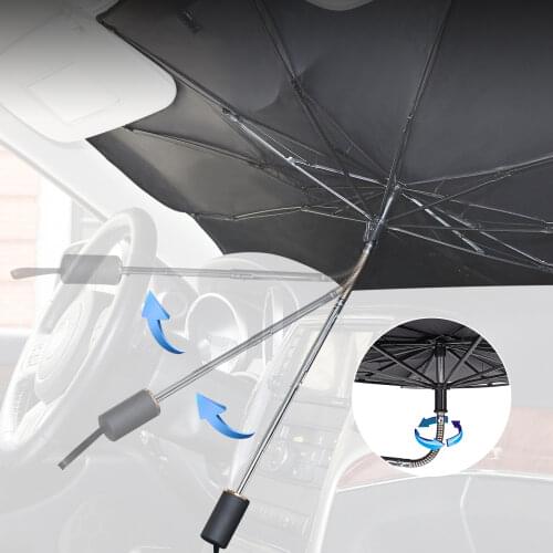 Car Sunshade Umbrella Bendable Front Windshield Cover Window Sun Shade Cover Car Universal Interior Windshield Protection