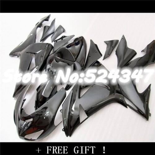 B 2006 2007 2006 2007 Ninja ZX-6R All Black 7gifts All Black for KAWASAKI ZX10R 06-07 ZX-10R 2006-2007 10R 06 07 ZX 10R 2006 2