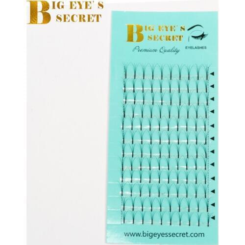 Big eyes secret 5 trays 4D Lashes Natural Long Premade fans 4d lashes 0.07&0.10mm C&D curl Russian Volume Pre Made Eyelashes