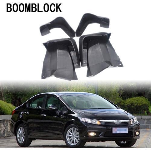 4pcs Car Front Rear Mud Flaps Mud Flap Mudguards Fender For Honda Civic 2006-2011 Accessories Civic 2008