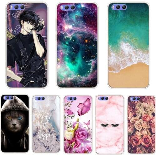 Cases For xiaomi Mi 6 painting cover for Mi 6 Transparent Phone Cases Cover For xiaomi mi6 mi 6 silicon cartoon