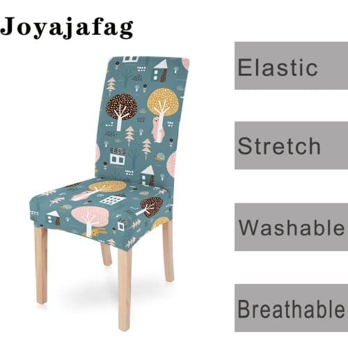 Lovely Cartoon Animals Design Stretch Chair Cover Spandex Removable Washable Elastic Seat Covers For Hotel Wedding Banquet