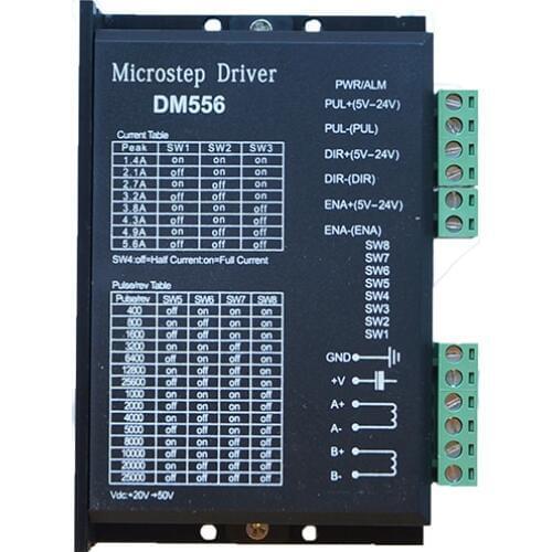 DM556 Digital Stepper motor driver 2 phase 5.6A for 57 86 stepper motor NEMA23 NEMA34 Stepper Motor Controller