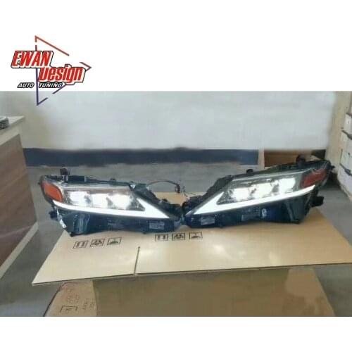 2Pc/Set New type Headlights Lexos style headlamp For Camry2018 ACV70