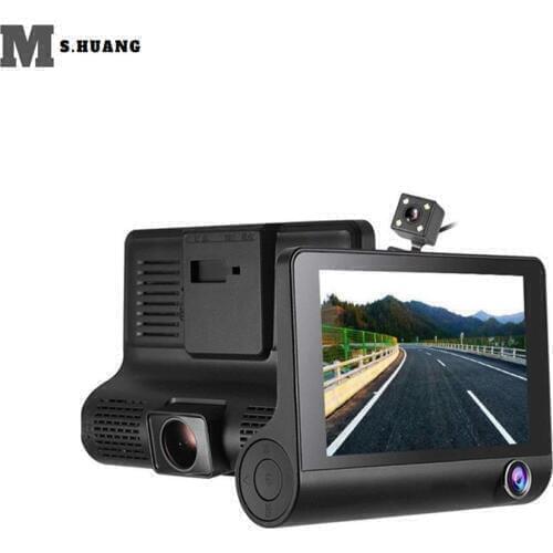 Full HD 1080P Dual Lens Car DVR Camera 4.0 inch LCD Screen 170 Degree Rear view Auto Dash Cam G-sensor Car Camera Recorder