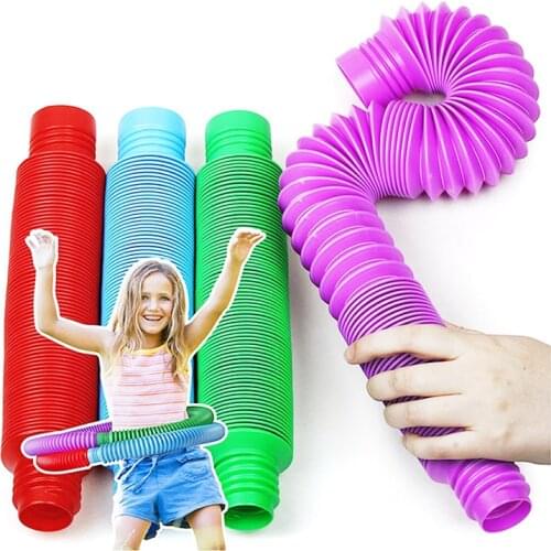Tubes Sensory Fidget Toys Fine Motor Skills Toddler Pipe Tools for Stress Toys and Anxiety Relief Suitable Kids&Adults Pack