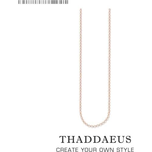 Round Belcher Chain Necklace,2017 Brand New Strand Fashion Jewelry Europe Style Rose Gold Bijoux Gift For Men Women