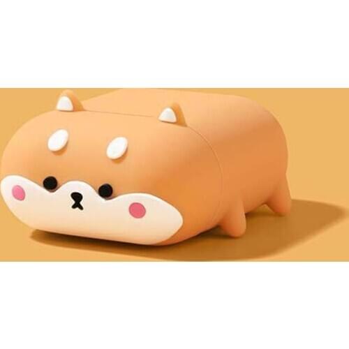 INS Cute Shiba Inu Soft Silicone Cover For Airpods 1/2 Kawaii Wireless Bluetooth Earphone Case For Airpods Pro Accessories