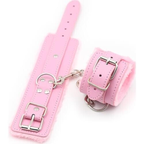 Handcuffs Adult Fetish Toys Sex Toys Erotic Leather Flirting Plush
