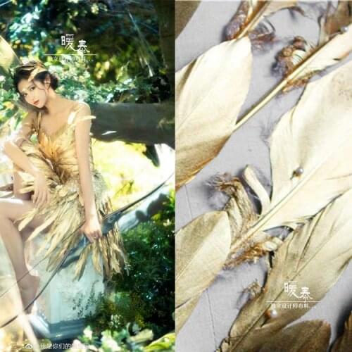 Natural Goose Feather for DIY Sewing Accessory Art Crafts Apparel Fabric Embellishments Floral Arrangement designer fabric