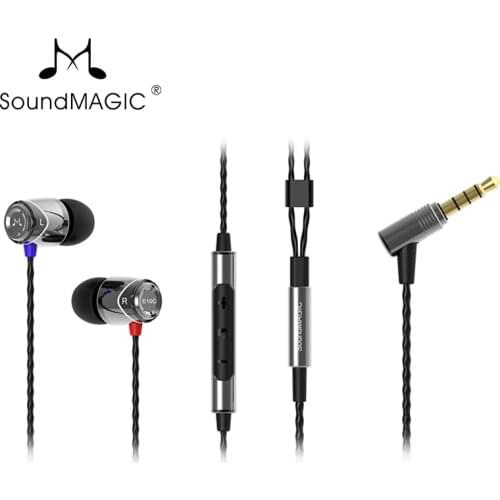 SoundMAGIC Sound MAGIC E10C In Ear earbuds with Mic and Volume Change Function Noise Isolating In-Ear Hifi Stereo Earphones