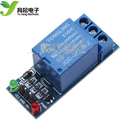 New 1 way relay module 5V high level trigger relay expansion board