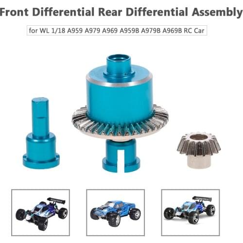 Front Differential Rear Differential Assembly Gear Metal for WLtoys 1/18 A959 A979 A969 A959B A979B A969B RC Car