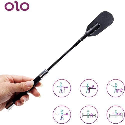 OLO Fetish Sex Whips Spanking Slave Flogger SM Horse Whip Paddle Sex Toys For Couple Flirt Toys Cosplay Adult Game