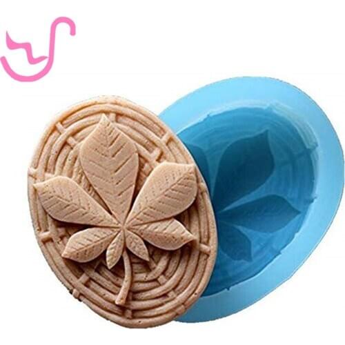 3D DIY Silicone Soap Molds Maple Leaf Shape Soap Mould Chocolate Candle Tray Handmade Gifts Molds Making