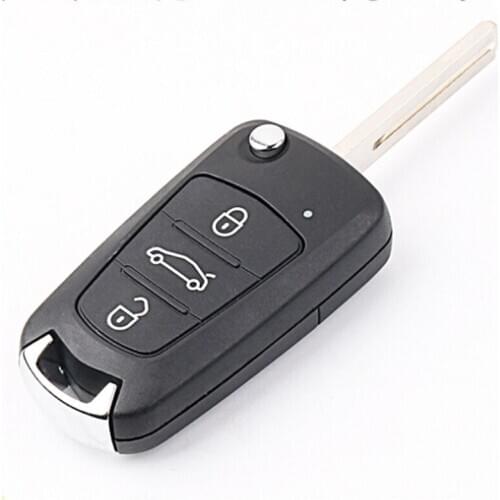 DAKATU Replacement Key Shell For Great Wall H5 H6 C30 Key Cover Uncut Blade Key Blank Without Chips Flip Remote Key