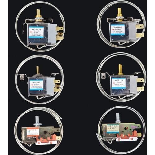 1pc WDF18/19 20-L WPF20/22/24 Freezer Refrigerator Thermostat AC250V 2-3 Pin