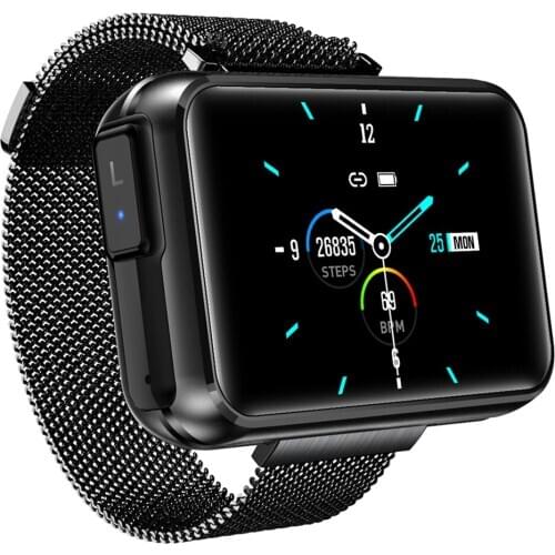 2in1 TWS Wireless Bluetooth Earphone Smart Watch T91 Women Men 1.4 inch Big Screen Bluetooth Call Fitness Sports for Android iOS