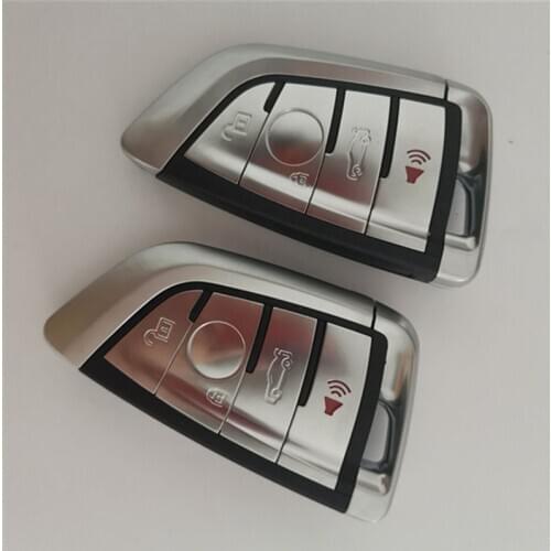 DAKATU Smart Shell For BMW F CAS4 5 7 Series X5 X6 2014 2015 2016 Insert Blade 4 BT Car Remote Key Keyless Entry Fob Shell Case