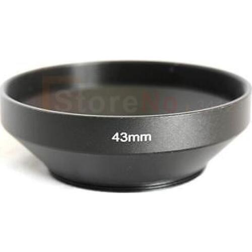 10pcs 43mm metal Screw Mount wide angle Lens Hood for 43mm camera Lenses