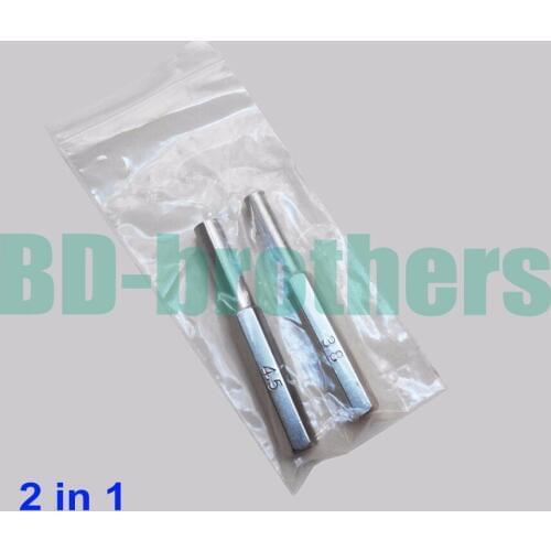 2 in 1 Security Bit 3.8mm 4.5mm Hexagon Screwdriver Open Tool Gamebit for Nintendo NGC SFC MD NES N64 SNES Gameboy 400set/lot