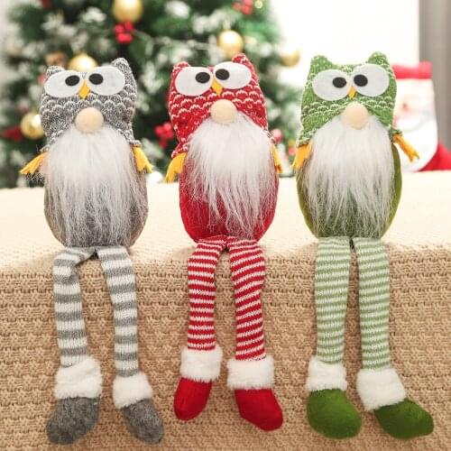 2021 Christmas Owl Faceless Doll Christmas Decorations for Home Xmas decor navidad natal kids adults gift Happy New Year 2022